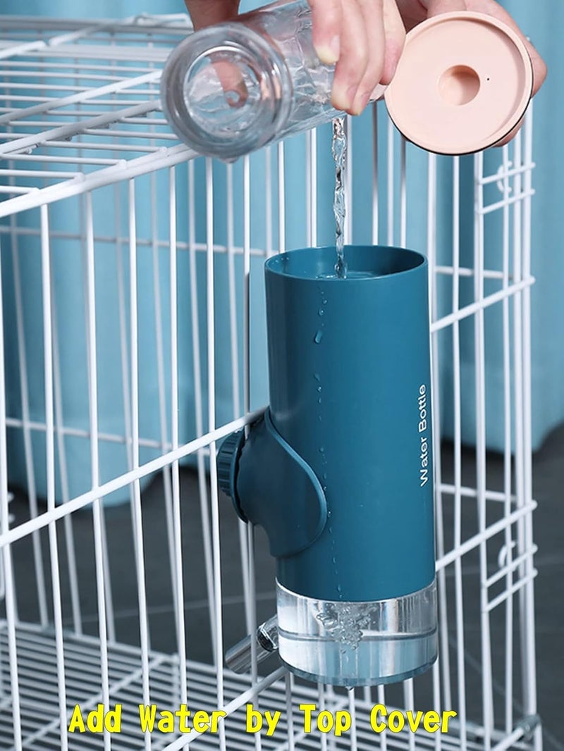 Deyace Dog Crate Water Bottle Stainless Steel Leak-Proof Ball 24oz Top Fill Dog Water Dispenser for Cage - Image 1